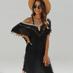 JC Collection Self Design Kaftan Cover Up Dress-image-74