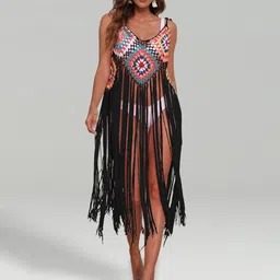 JC Collection Self Design Cover Up Top-image-92