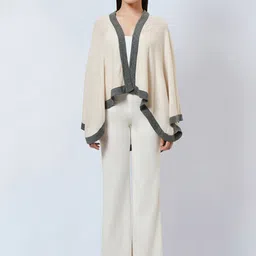 First Resort by Ramola Bachchan Open Front Crop Shrug-20