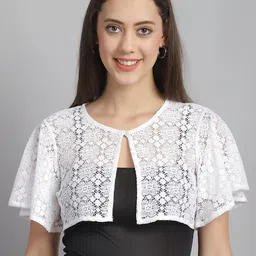 Rute Cotton Crop Button Shrug-28