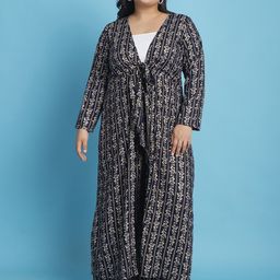 theRebelinme Plus Size Printed Longline Tie-Up Shrug-22