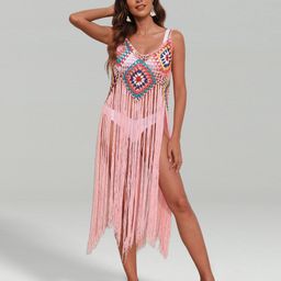 JC Collection Self Design Cover Up Dress-image-67