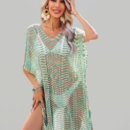 JC Collection Self-Designed Swimwear Cover Up Top-image-7