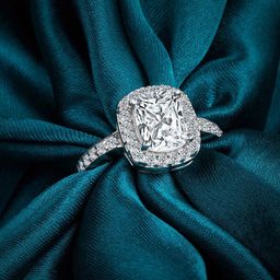 Designs By Jewels Galaxy Women Silver-Plated White CZ-Studded Adjustable Finger Ring-39