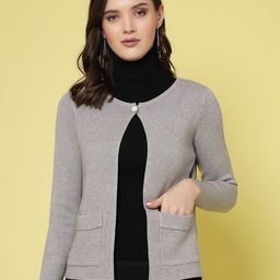 Mafadeny Long Sleeves Button Shrug-52