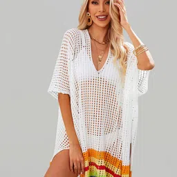 JC Collection Self Designed Swimwear Cover Up Kaftan Dress-image-56