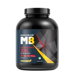 MuscleBlaze Super Gainer XXL High Calorie Banana Flavour Gainer Powder - 3Kg-18