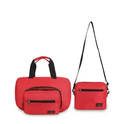 THE CLOWNFISH Self-Design Duffel Bag With Sling-24