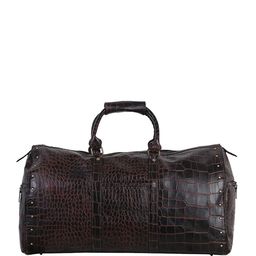 STRUTT Textured Leather Duffel Bag-image-80