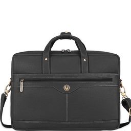 WildHorn Men Solid Leather Laptop Bag-18