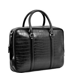 Eske Men Black Textured Laptop Bag-45