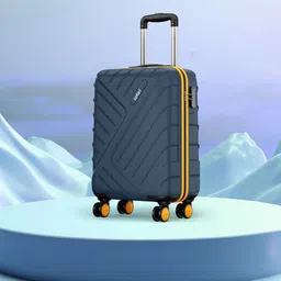 Safarim Accent Polycarbonate 8 Wheel Hard Cabin Trolley Suitcase 56 Cm-28