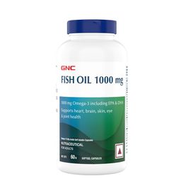 GNC Fish Oil 1000mg Omega-3 Softgel Capsules - 60 Capsules-11