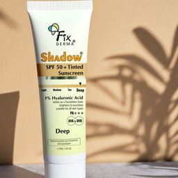 FIXDERMA Shadow Tinted Spf 50 pa+++ Sunscreen With Vitamin E- 30 g-21