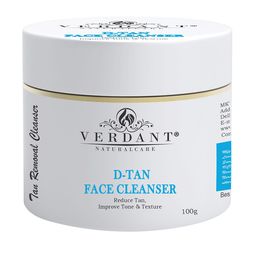 Verdant Natural Care D-Tan and Tan Removal Face Cleanser 100g-41
