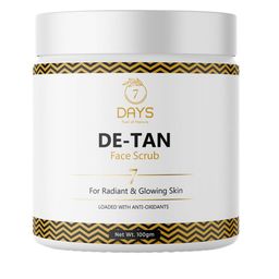 7 DAYS De-Tan Face Scrub With Vitamin C - 100g image 1