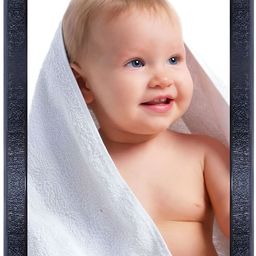 PnF Black & White Wooden Baby Painting Wall Art-image-93