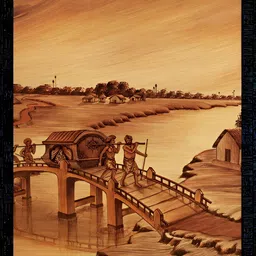 PnF Brown & Black 3 Pieces Painting Wall Arts-image-94