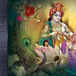 PnF Brown & Green Wooden Religious Wall Art-image-62