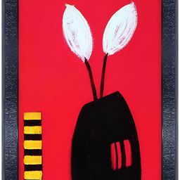 PnF Black & Red Wooden Painting Wall Art-image-101