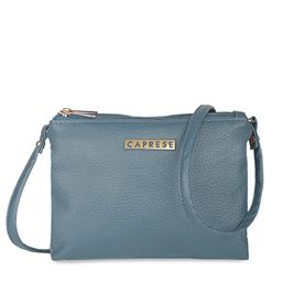 Caprese Grey Leather Structured Sling Bag-48