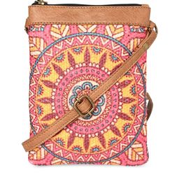 Mona B Ethnic Motifs Printed Structured Sling Bag-image-57