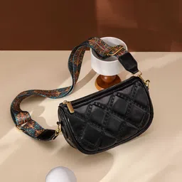 Diva Dale Textured PU Structured Sling Bag-2
