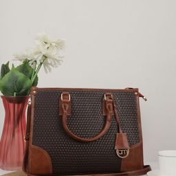 Bagsy Malone PU Structured Tote Bag-image-47