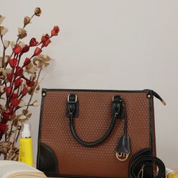 Bagsy Malone PU Structured Tote Bag-image-62