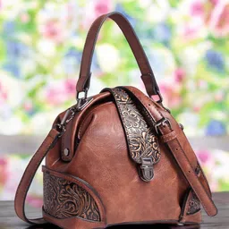 Exotic Women Textured Structured Leather Sling Bag-image-88