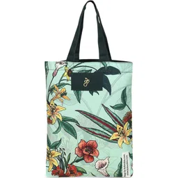 KOLOROBIA Floral Printed Structured Pure Cotton Shopper Bag-14