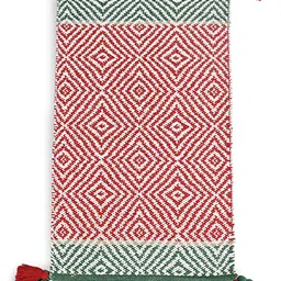 SASHAA WORLD Self-Design 2000 GSM Anti-Skid Bath Rug-52