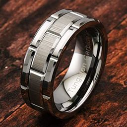 MEENAZ Silver-Plated Textured Finger Ring-image-76