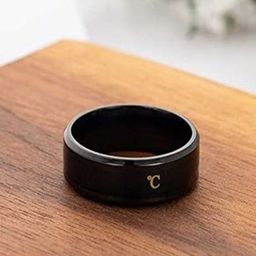 VIEN Men Body Temperature Band Finger Ring-image-62