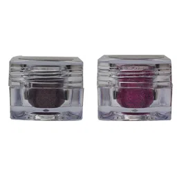 Veoni BELLE Set Of 2 HD Holographic Glitter Eyeshadow 5g Each - Wine & Saphire Pink-image-61