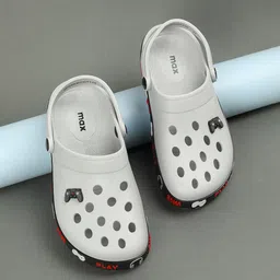 max Boys Self Design Clogs-14