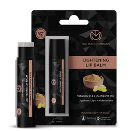 THE MAN COMPANY Lightening Lip Balm with Vitamin E & Olive Oil - 4 g-11