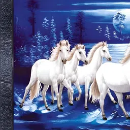 PnF Black & Blue Paper Birds and Animals Painting Wall Art-image-40