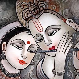 PnF Grey & White Wooden Religious Wall Painting-image-119