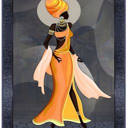 PnF Black & Orange Other Wall Painting-image-100