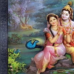 PnF Black & Green Wooden Religious Wall Paintings-image-85