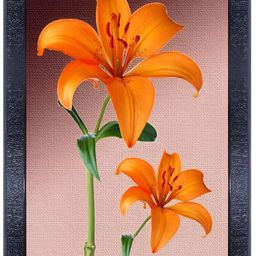 PnF Black & Beige Wood Floral & Botanical Painting Wall Art-image-98