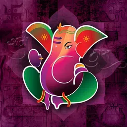PnF Black & Purple Paper Religious Painting Wall Art-image-61