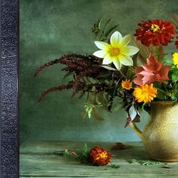 PnF Black & Green Canvas Floral Painting Wall Art-picture-25