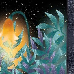 PnF Black & Yellow Floral and Botanical Wooden Painting Wall Art-image-93