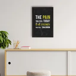 eCraftIndia Black Motivational Quote Wall Painting-image-85