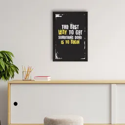 eCraftIndia Black Motivational Quote UV Wall Art-image-21