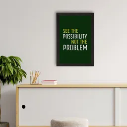 eCraftIndia Black Motivational Quote Wall Painting-image-88