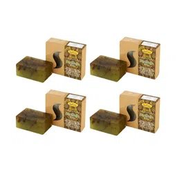 abeers Pack of 4 Handmade Neem Mentha Soap-125g Each-image-5