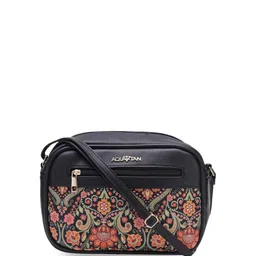 AQUATAN Floral Printed PU Swagger Sling Bag-image-12